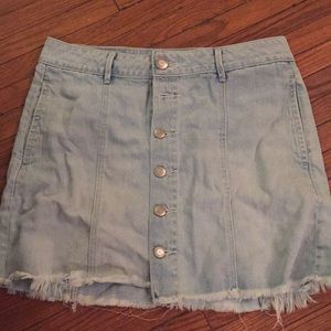 American eagle denim skirt